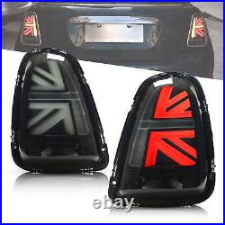 VLAND SMOKED LED Tail Lights For 2007-13 Mini Cooper R56 R57 R58 R59 Rear Lamps