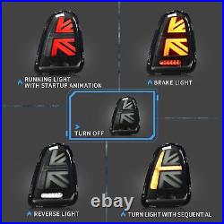 VLAND SMOKED LED Tail Lights For 2007-13 Mini Cooper R56 R57 R58 R59 Rear Lamps