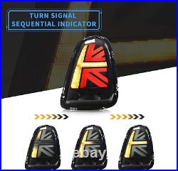 VLAND SMOKED LED Tail Lights For 2007-13 Mini Cooper R56 R57 R58 R59 Rear Lamps