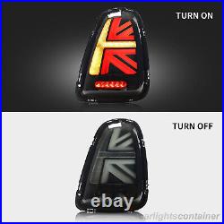 VLAND SMOKED LED Tail Lights For 2007-13 Mini Cooper R56 R57 R58 R59 Rear Lamps