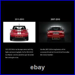 VLAND SMOKED LED Tail Lights For 2007-13 Mini Cooper R56 R57 R58 R59 Rear Lamps