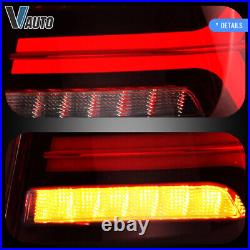 VLAND Set LED Tail LightS For 2011-2014 Volkswagen VW JETTA MK6 Red Lens