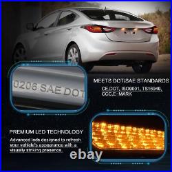 VLAND Smoke LED Tail Lights For 2011-2016 Hyundai Elantra Sequential Rear Lamps