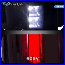 VLAND Smoked LED Tail Lights For 2007-2014 Cadillac Escalade/ESV Rear Lamps