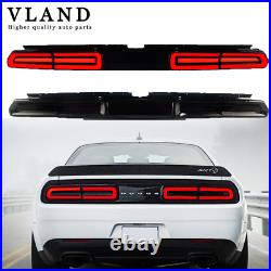 VLAND Smoked LED Tail Lights For 2008-14 Dodge Challenger withSequential Indicator