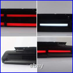 VLAND Smoked LED Tail Lights For 2008-14 Dodge Challenger withSequential Indicator