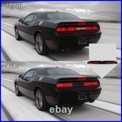 VLAND Smoked LED Tail Lights For 2008-14 Dodge Challenger withSequential Indicator