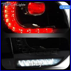 VLAND Smoked LED Tail Lights For 2010-2014 Volkswagen VW Golf 6 MK6 withSequential