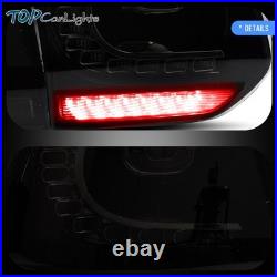 VLAND Smoked LED Tail Lights For 2010-2014 Volkswagen VW Golf 6 MK6 withSequential