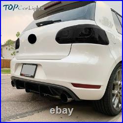 VLAND Smoked LED Tail Lights For 2010-2014 Volkswagen VW Golf 6 MK6 withSequential