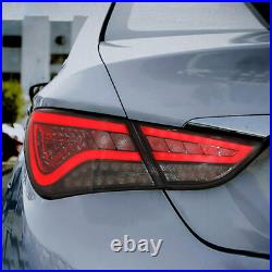 VLAND Smoked LED Tail Lights For 2011-2014 Hyundai Sonata WithSequential Signals