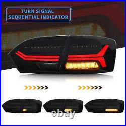 VLAND Smoked LED Tail Lights For 2011-2014 Volkswagen Jetta MK6 WithSequential