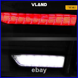 VLAND Smoked LED Tail Lights For 2011-2014 Volkswagen Jetta MK6 WithSequential