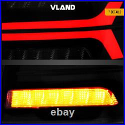 VLAND Smoked LED Tail Lights For 2011-2014 Volkswagen Jetta MK6 WithSequential