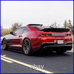 VLAND Smoked LED Tail Lights For 2014-2015 Chevrolet Chevy Camaro Rear Lamps L+R
