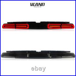 VLAND Smoked LED Tail Lights For Dodge Challenger 2008-2014 Sequential Indicator