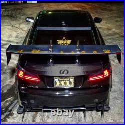 VLAND Smoked LED Tail Lights For Lexus IS250 IS350 ISF IS 2006-2013 withSequential