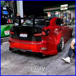 VLAND Smoked LED Tail Lights For Lexus IS250 IS350 ISF IS 2006-2013 withSequential