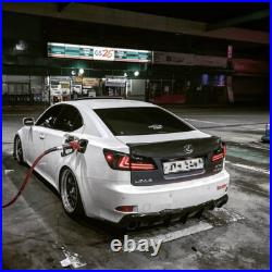 VLAND Smoked LED Tail Lights For Lexus IS250 IS350 ISF IS 2006-2013 withSequential