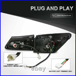 VLAND Smoked LED Tail Lights For Lexus IS250 IS350 ISF IS 2006-2013 withSequential