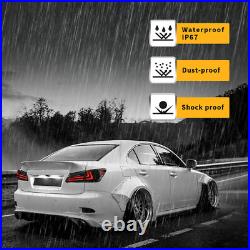 VLAND Smoked LED Tail Lights For Lexus IS250 IS350 ISF IS 2006-2013 withSequential