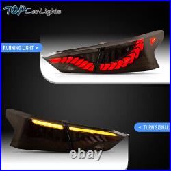 VLAND Smoked LED Tail Lights For Nissan Altima 2019-2023 withStart-UP Animation
