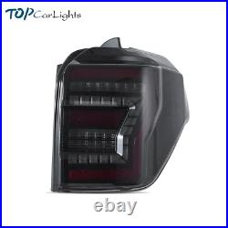VLAND Smoked LED Tail Lights For Toyota 4Runner 2010-2023 WithStart-up Animation