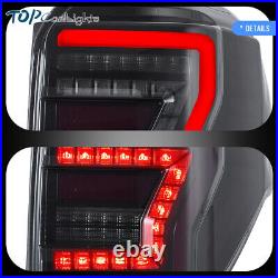 VLAND Smoked LED Tail Lights For Toyota 4Runner 2010-2023 WithStart-up Animation