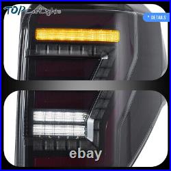 VLAND Smoked LED Tail Lights For Toyota 4Runner 2010-2023 WithStart-up Animation
