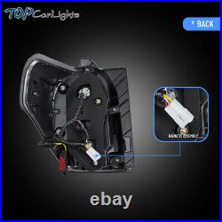 VLAND Smoked LED Tail Lights For Toyota 4Runner 2010-2023 WithStart-up Animation