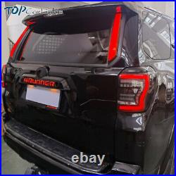 VLAND Smoked LED Tail Lights For Toyota 4Runner 2010-2023 WithStart-up Animation