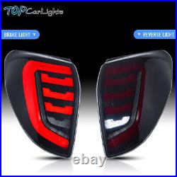 VLAND Smoked LED Tail Lights For Toyota RAV4 2006-2012 with Sequential Signals