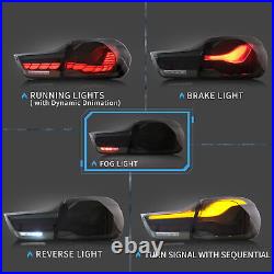 VLAND Smoked LED Tail Lights Rear Lamps For 2014-2020 BMW F32 F33 F36 F82 F83 M4