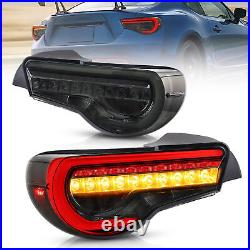 VLAND Smoked LED Tail Lights for Toyota 86 GT86 Subaru BRZ & Scion FRS 2012-2020