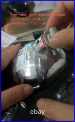 VLAND Smoked LED Tail lights For 2008-2011 Toyota Corolla Rear Brake Lamps 1Pair