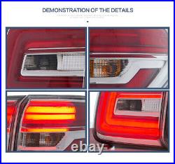 VLAND Smoked Lens LED Tail Lights For Nissan Armada 2017-2020 Rear Lamps L+R