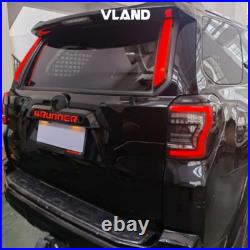 VLAND Smoked Lens LED Tail Lights For Toyota 4Runner 2010-2023 WithSequential Turn