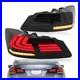 VLAND Tail Lights Smoked LED-Rear Lamp For 2013-2015 2014 Honda Accord Sedan 4Dr
