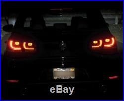 VW Golf GTD GTI R20 Rear Tail Lights Tinted LED SWIPING SEQUENTIAL INDICATOR