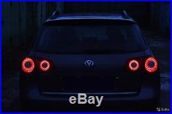 VW Passat led lamp B6 3C Skyline style LED ring lamp Inner Tail Lights bicolor