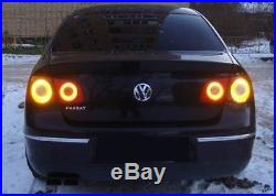 VW Passat led lamp B6 3C Skyline style LED ring lamp Inner Tail Lights bicolor