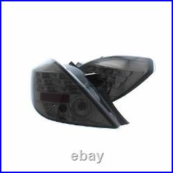 Vauxhall Corsa D 3 Door Hatchback 2006-2015 LED Smoked Rear Tail Lights Pair