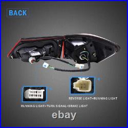 Vland Led Tail Lights for Lexus IS250 IS350 ISF 2006-2013 Red Lens Rear Lamps US