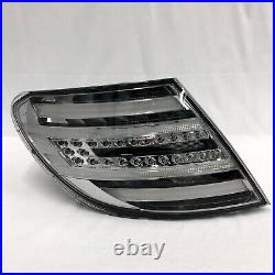 W204 Facelift Tail Lights Lamp Pair for Mercedes Benz C Class C250 C300 Smoke