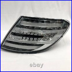 W204 Facelift Tail Lights Lamp Pair for Mercedes Benz C Class C250 C300 Smoke