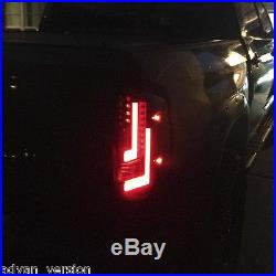 Winjet 2014 -2018 Toyota Tundra LED Tail Lights Rear Lamps Black/Smoke