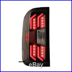 Winjet LED Tail Lights for 2014-2018 Chevrolet Silverado Black Housing Clear Len
