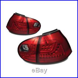 Winjet OE Fit For 2006-2009 VW Volkswagen MK5 GOLF GTI LED Brake Tail Lights Red